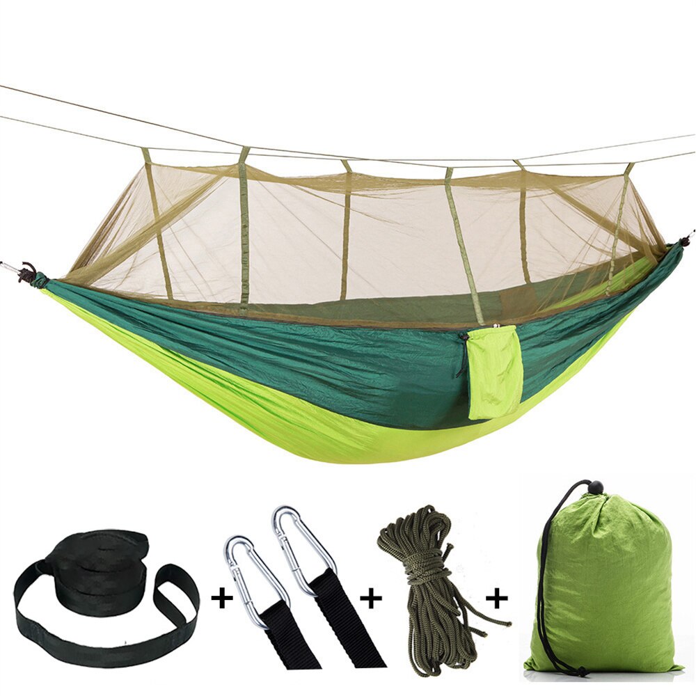 Cheap Goat Tents Parachute Fabric Portable Outdoor Camping Hammock with Mosquito Net  Hanging Swing Sleeping Bed Tree Tent   